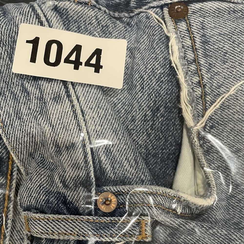 AGOLDE Woman’s Jeans Size 24 Medium Wash Denim High Rise Button Fly 5 Pockets - Picture 6 of 6